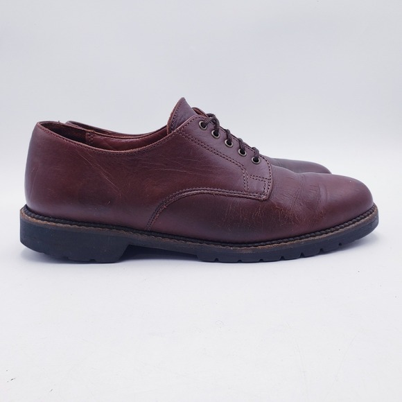 H.S. Trask Men’s Rugged Leather Workwear Oxford Shoes 9.5M USA Made Trask | Shoes | Hs Trask Mens Black Leather Shoes Made In  main image 3